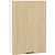 Шкаф верхний с 1-ой дверцей Эйр Real Oak/Белый 920*600*320
