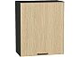 Шкаф верхний с 1-ой дверцей Эйр Real Oak/Graphite 716*600*320
