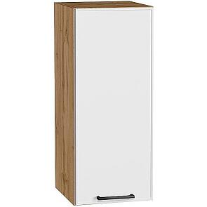 Шкаф верхний с 1-ой дверцей Эйр White Silk/Дуб Вотан 716*300*320