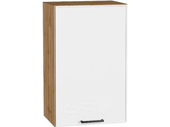 Шкаф верхний с 1-ой дверцей Эйр White Silk/Дуб Вотан 716*450*320