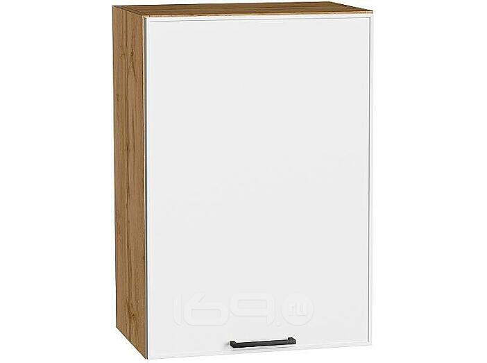 Шкаф верхний с 1-ой дверцей Эйр White Silk/Дуб Вотан 716*500*320