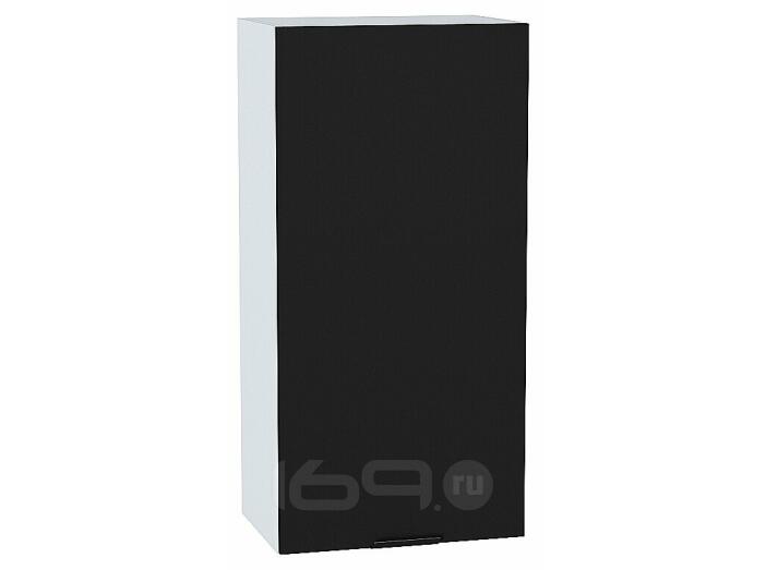 Шкаф верхний с 1-ой дверцей Евро Антрацит / Белый 920*450*318