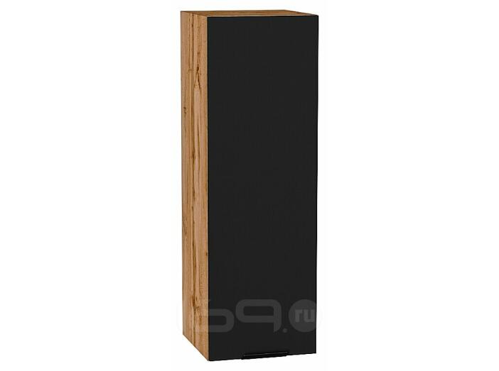 Шкаф верхний с 1-ой дверцей Евро Антрацит Дуб Вотан 920*300*318