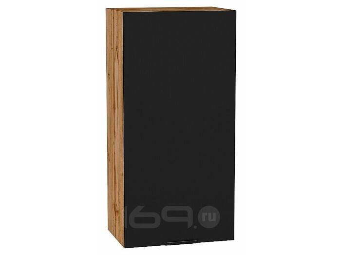 Шкаф верхний с 1-ой дверцей Евро Антрацит Дуб Вотан 920*450*318