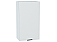 Шкаф верхний с 1-ой дверцей Евро Белый / Белый 920*500*318