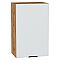 Шкаф верхний с 1-ой дверцей Евро Белый Дуб Вотан 716*450*318
