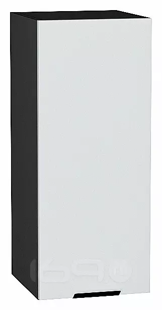 Шкаф верхний с 1-ой дверцей Евро Белый / Graphite 716*300*318