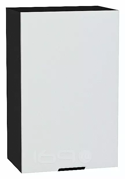 Шкаф верхний с 1-ой дверцей Евро Белый / Graphite 716*450*318