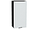 Шкаф верхний с 1-ой дверцей Евро Белый / Graphite 920*450*318