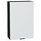 Шкаф верхний с 1-ой дверцей Евро Белый / Graphite 920*600*318