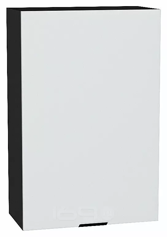 Шкаф верхний с 1-ой дверцей Евро Белый / Graphite 920*600*318