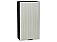 Шкаф верхний с 1-ой дверцей Евро Лайн Агат / Graphite 920*500*318