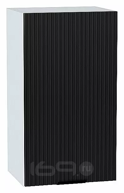 Шкаф верхний с 1-ой дверцей Евро Лайн Антрацит / Graphite 716*400*318