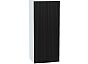 Шкаф верхний с 1-ой дверцей Евро Лайн Антрацит / Graphite 716*450*318