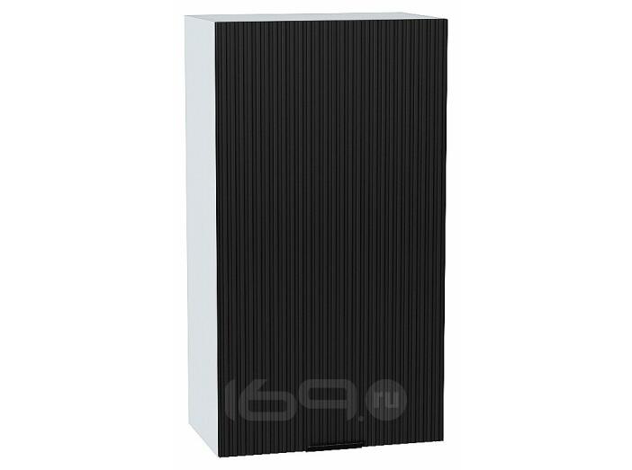 Шкаф верхний с 1-ой дверцей Евро Лайн Антрацит / Graphite 920*500*318