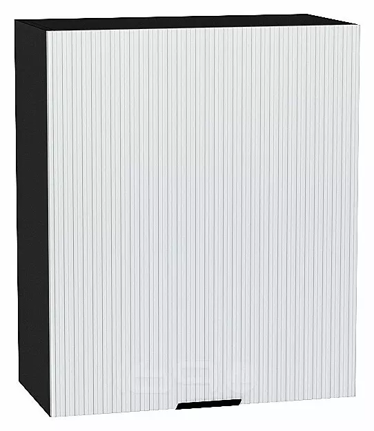 Шкаф верхний с 1-ой дверцей Евро Лайн Белый / Graphite 716*600*318