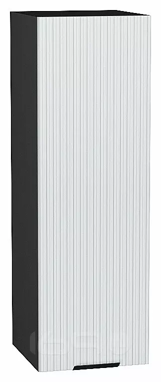 Шкаф верхний с 1-ой дверцей Евро Лайн Белый / Graphite 920*300*318