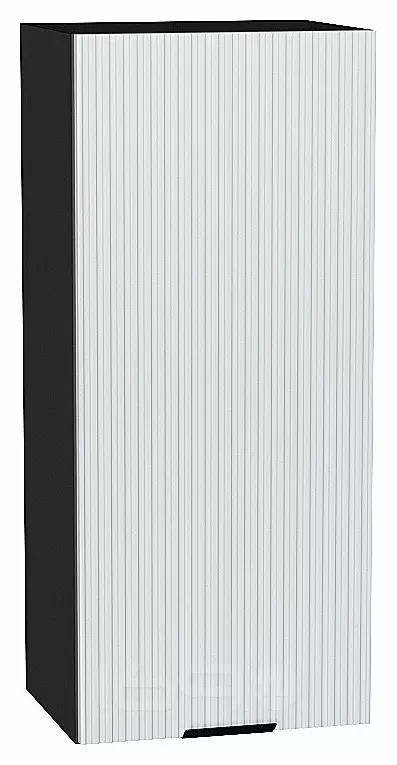 Шкаф верхний с 1-ой дверцей Евро Лайн Белый / Graphite 920*400*318