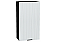 Шкаф верхний с 1-ой дверцей Евро Лайн Белый / Graphite 920*500*318