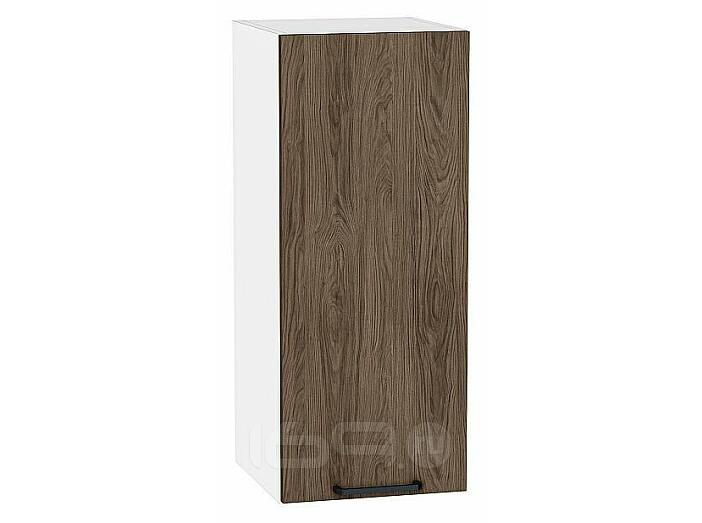 Шкаф верхний с 1-ой дверцей Флэт Brown Casella Oak 2S/Белый 716*300*318