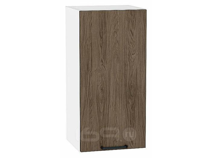Шкаф верхний с 1-ой дверцей Флэт Brown Casella Oak 2S/Белый 716*350*318