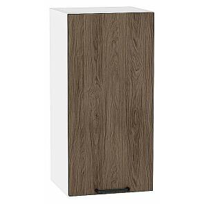 Шкаф верхний с 1-ой дверцей Флэт Brown Casella Oak 2S/Белый 716*350*318