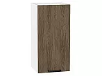 Шкаф верхний с 1-ой дверцей Флэт Brown Casella Oak 2S/Белый 716*350*318
