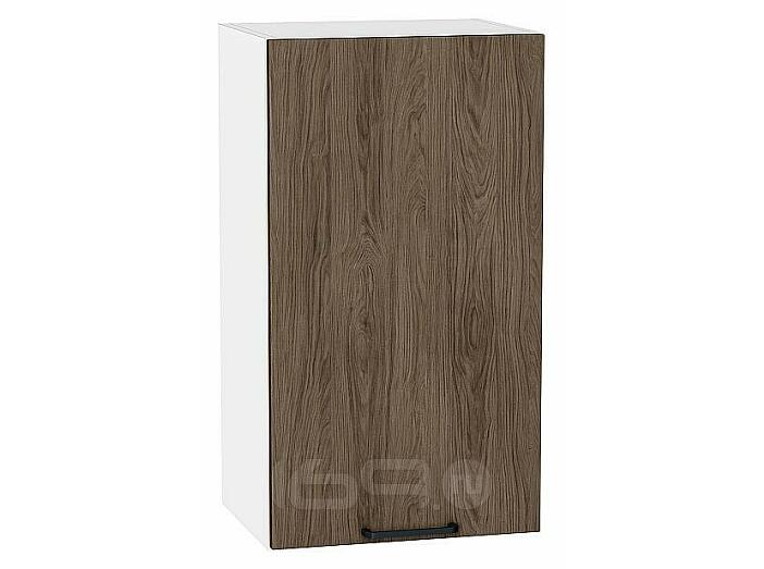 Шкаф верхний с 1-ой дверцей Флэт Brown Casella Oak 2S/Белый 716*400*318