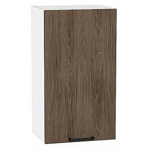Шкаф верхний с 1-ой дверцей Флэт Brown Casella Oak 2S/Белый 716*400*318