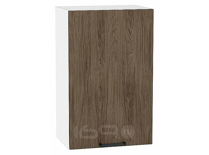 Шкаф верхний с 1-ой дверцей Флэт Brown Casella Oak 2S/Белый 716*450*318