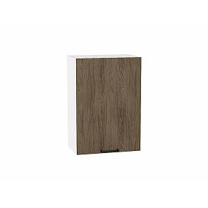 Шкаф верхний с 1-ой дверцей Флэт Brown Casella Oak 2S/Белый 716*500*318