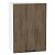 Шкаф верхний с 1-ой дверцей Флэт Brown Casella Oak 2S/Белый 716*500*318