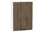 Шкаф верхний с 1-ой дверцей Флэт Brown Casella Oak 2S/Белый 716*500*318