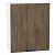 Шкаф верхний с 1-ой дверцей Флэт Brown Casella Oak 2S/Белый 716*600*318