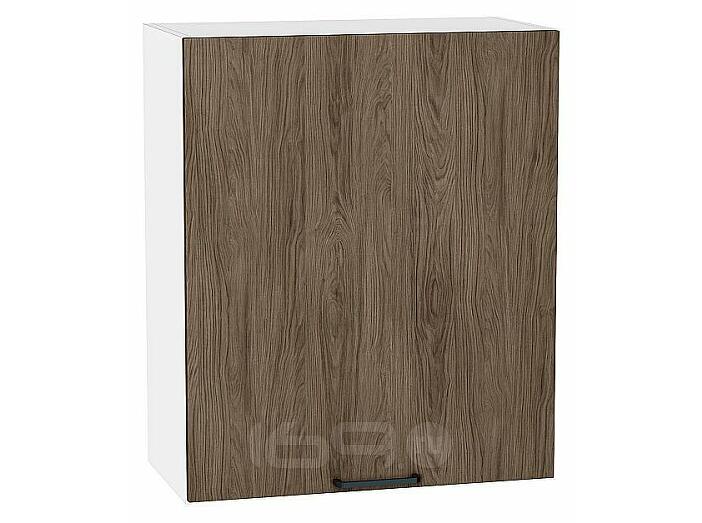 Шкаф верхний с 1-ой дверцей Флэт Brown Casella Oak 2S/Белый 716*600*318