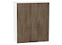Шкаф верхний с 1-ой дверцей Флэт Brown Casella Oak 2S/Белый 716*600*318