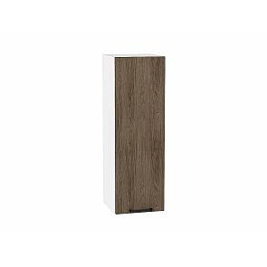Шкаф верхний с 1-ой дверцей Флэт Brown Casella Oak 2S/Белый 920*300*318