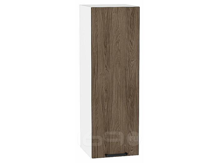 Шкаф верхний с 1-ой дверцей Флэт Brown Casella Oak 2S/Белый 920*300*318