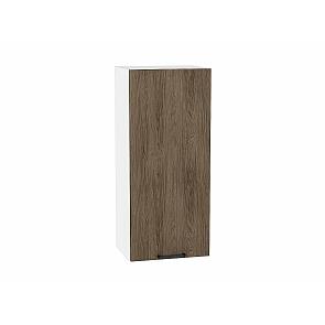 Шкаф верхний с 1-ой дверцей Флэт Brown Casella Oak 2S/Белый 920*400*318