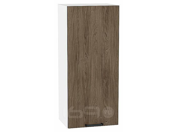 Шкаф верхний с 1-ой дверцей Флэт Brown Casella Oak 2S/Белый 920*400*318