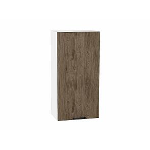 Шкаф верхний с 1-ой дверцей Флэт Brown Casella Oak 2S/Белый 920*450*318