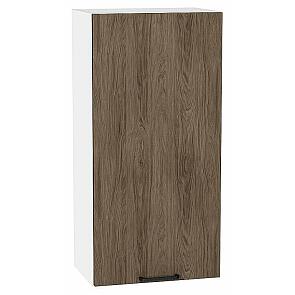 Шкаф верхний с 1-ой дверцей Флэт Brown Casella Oak 2S/Белый 920*450*318