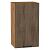 Шкаф верхний с 1-ой дверцей Флэт Brown Casella Oak 2S/Дуб Вотан 716*400*318