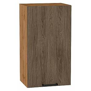 Шкаф верхний с 1-ой дверцей Флэт Brown Casella Oak 2S/Дуб Вотан 716*400*318