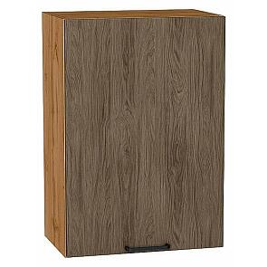 Шкаф верхний с 1-ой дверцей Флэт Brown Casella Oak 2S/Дуб Вотан 716*500*318