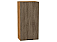 Шкаф верхний с 1-ой дверцей Флэт Brown Casella Oak 2S/Дуб Вотан 920*450*318