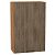 Шкаф верхний с 1-ой дверцей Флэт Brown Casella Oak 2S/Дуб Вотан 920*600*318