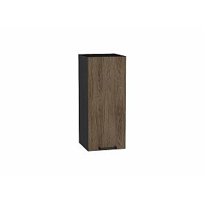 Шкаф верхний с 1-ой дверцей Флэт Brown Casella Oak 2S/Graphite 716*300*318