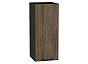 Шкаф верхний с 1-ой дверцей Флэт Brown Casella Oak 2S/Graphite 716*300*318