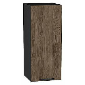 Шкаф верхний с 1-ой дверцей Флэт Brown Casella Oak 2S/Graphite 716*300*318